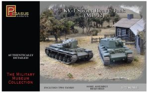 Tanque soviético KV-1 heavy. Escala 1:72. Marca Pegasus. Ref: PG7666