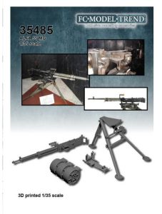 Ametralladora ALFA 55, Escala 1:35. Marca FCmodeltrend. Ref: 35485