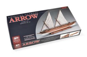 ARROW American gunboat. 1/55. Marca Amati. Ref: 1422 2 ARROW American gunboat. 1/55. Marca Amati. Ref: 1422
