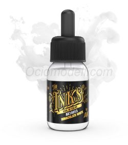 INKS INMACULATE WHITE. Bote de 30 ml. Marca AK Interactive. Ref: AK16013.