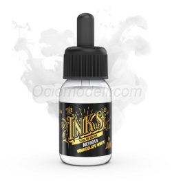 INKS INMACULATE WHITE. Bote de 30 ml. Marca AK Interactive. Ref: AK16013