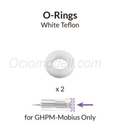 Junta de Teflón, White O-Rings for Nozzle for Mobius. 2uds. Marca Gaahleri. Ref: 41062
