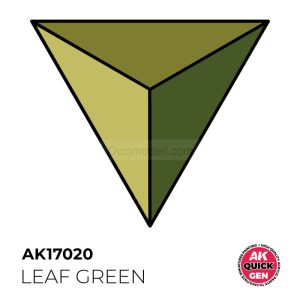 LEAF GREEN – QUICK GEN COLOR. Bote de 18 ml. Marca AK Interactive. Ref: AK17020