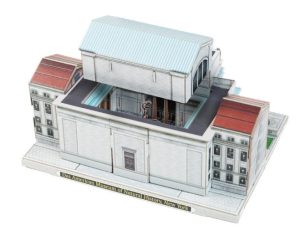 Museo Americano de Historia Natural. Puzzle 3D de Montaje. Serie de Museos del mundo. Marca Clever Paper. Ref: 591