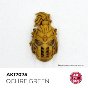 OCHRE GREEN – QUICK GEN COLOR. Bote de 18 ml. Marca AK Interactive. Ref: AK17075