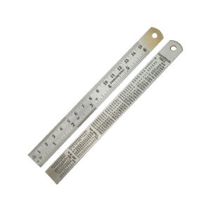 Regla de Precision Metalica (150 mm). Marca Dismoer. Ref: 20034