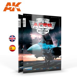 Revista ACES HIGH 19: AGGRESSORS IN BLUE. Marca AK Interactive. Ref: AK2942