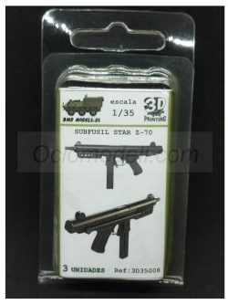 Subfusil Star Modelo Z-70, 1/35. Marca BMR MODELS. Ref: 3D35008