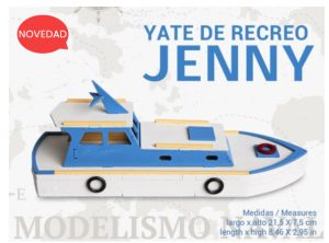 Yate Jenny, 21,5 x 7,5 cm. Marca Keranova. Ref: 50201