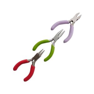 Juego de 3 Alicates de joyero. Marca Dismoer. Ref: 12431