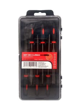 Set de 6 Limas para madera. Marca Dismoer. Ref: 20103